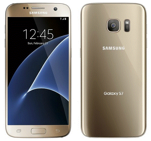 buy Cell Phone Samsung Galaxy S7 SM-G930V 32GB - Platinum Gold - click for details